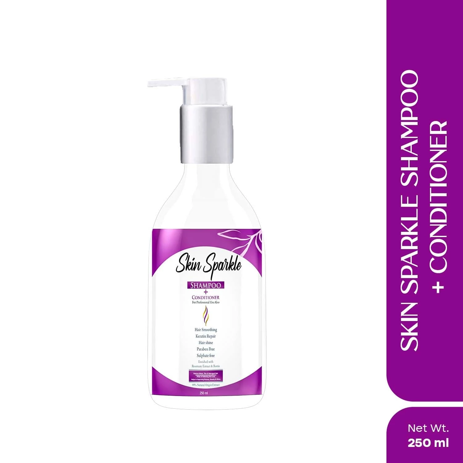 Skin Sparkle Hair Shampoo, 250 ml-1.webp